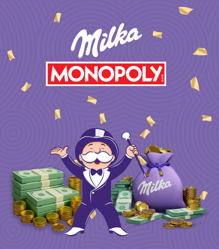 Banner - MILKA Gewinnspiel Monopoly 2026