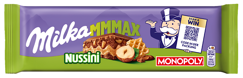 MILKA Monpoly-Produkt - Nussini