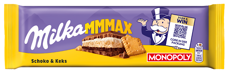 MILKA Monpoly-Produkt - Schoko & Kesks